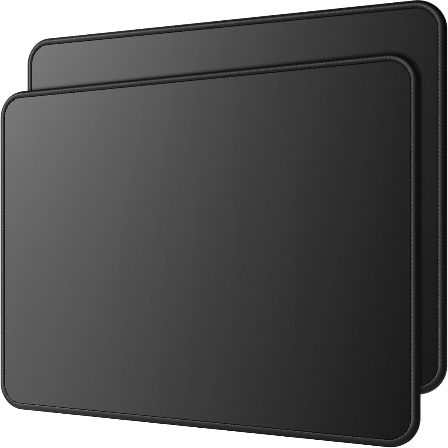 2-Pack Non-Slip Mouse Pad Set with Stitched Edges - 8.6x7x0.06 Inch Ultra-Smooth Surface Gaming & Office Mousepad - Waterproof, Washable Computer Mouse Mat for PC, Laptop, Home & Office Use - Perfect for Work, Gaming & Daily Computing Tasks