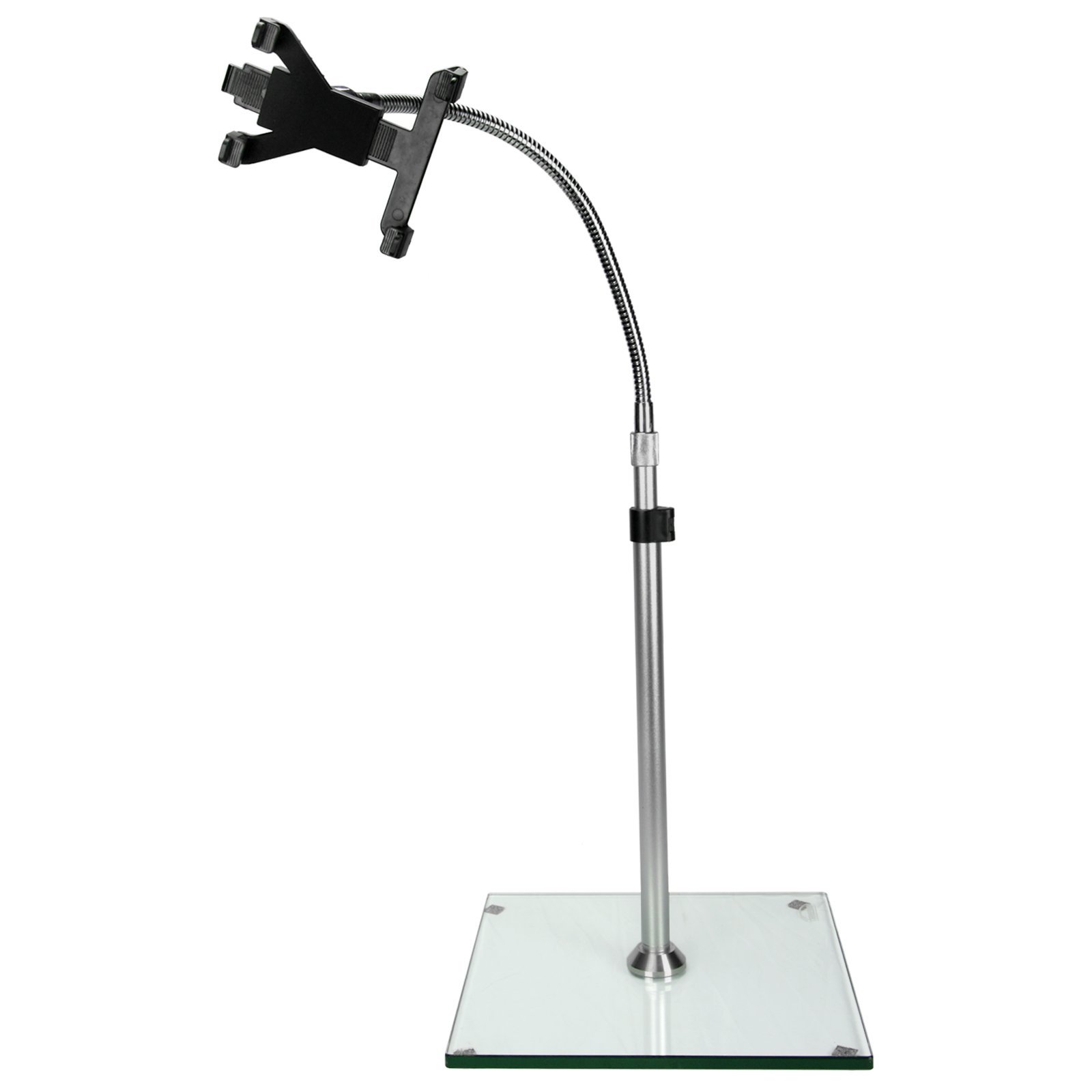 Adjustable Universal Tablet Floor Stand TS15 - Height Adjustable for iPad, Samsung, Kindle - Perfect for Home, Office, and Classroom Use
