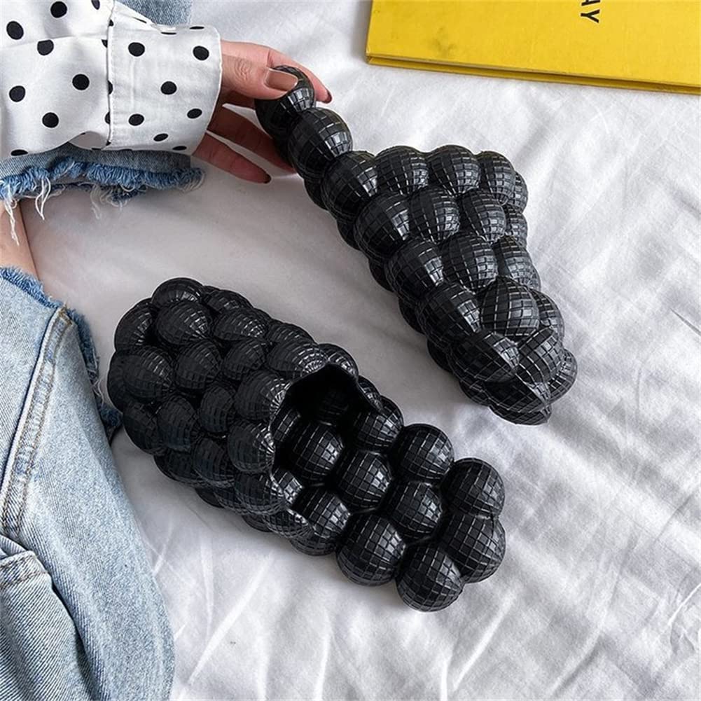 **ZXWFOBEY Women's & Men's Thick Sole Massage Slippers - Soft Foam, Non-Slip, Waterproof Shower Shoes for Home, Spa & Bathroom Comfort**