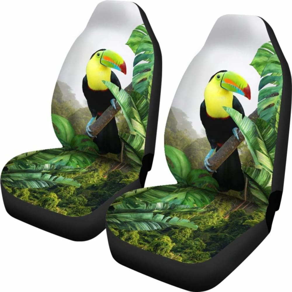 Belize Toucan Car Seat Covers - Waterproof & Durable Seat Protectors for Cars, SUVs, Trucks | Perfect for Road Trips, Family Travel & Pet Protection
