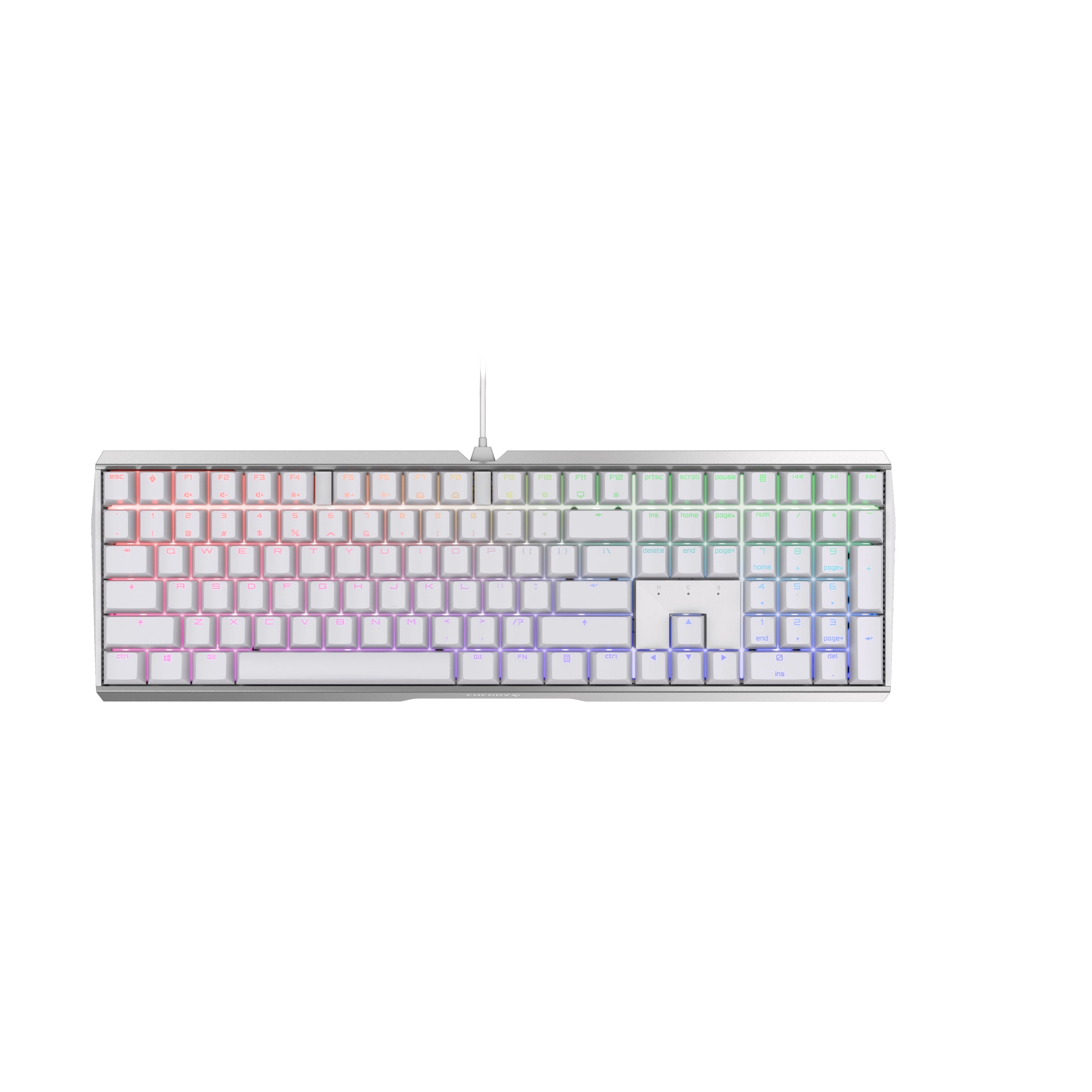 Cherry MX BOARD 3.0 S RGB Mechanical Gaming Keyboard - MX Black Switches, Wired USB, Customizable RGB Backlighting for PC Gamers and Typists - Perfect for FPS, MOBA Games and Office Work
