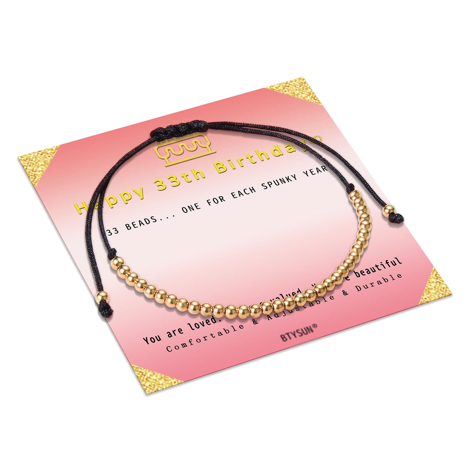 Adjustable Birthday Bracelet for Women - Silver Gold Rose Gold Beaded Jewelry Gift for Teen Girls, Daughter, Wife, Sister & Best Friend - Perfect for Birthdays, Christmas & Special Occasions
