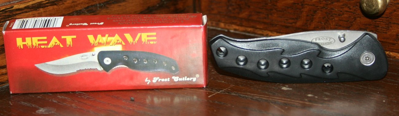 Heat Wave Tactical Folding Knife - Compact Survival Tool for Camping, Hiking & Outdoor Adventures | EDC Pocket Knife with Safety Lock