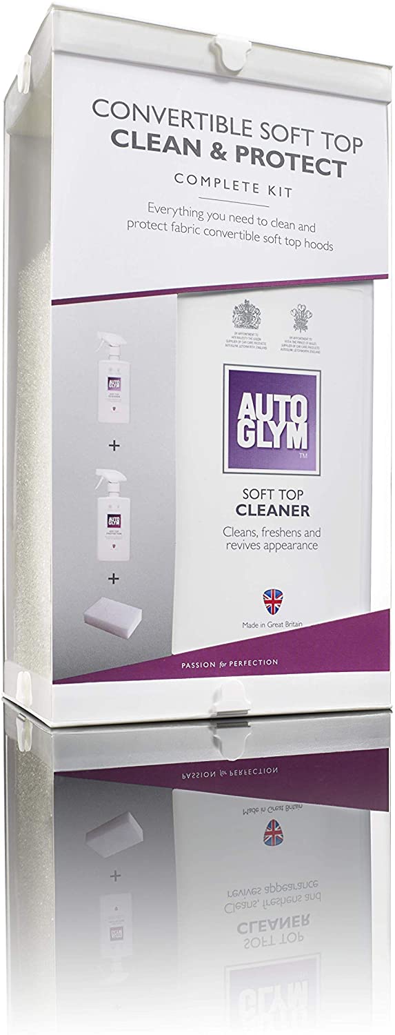 Autoglym Convertible Soft Top Clean & Protect Complete Kit – Car Roof Care for Vinyl & Fabric – Ideal for Roadsters & Cabriolets