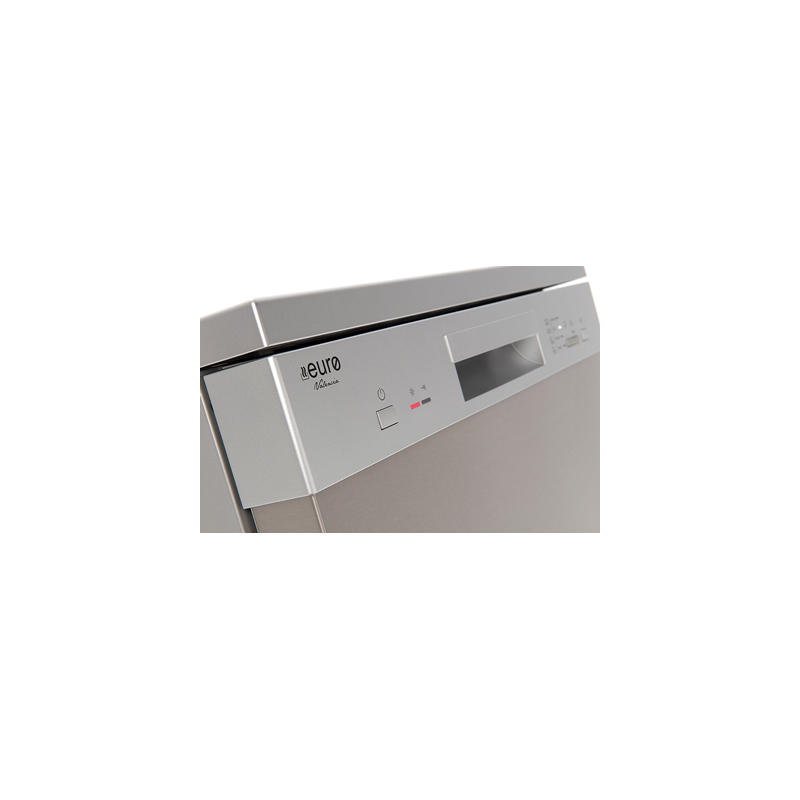 Brand New Euro EDV604SS Stainless Steel Built-In Dishwasher - 24 Inch Standard Size with Quiet Operation, Energy Star Certified (3 Year Warranty) - Perfect for Modern Kitchens, Small Apartments and Open-Concept Homes
