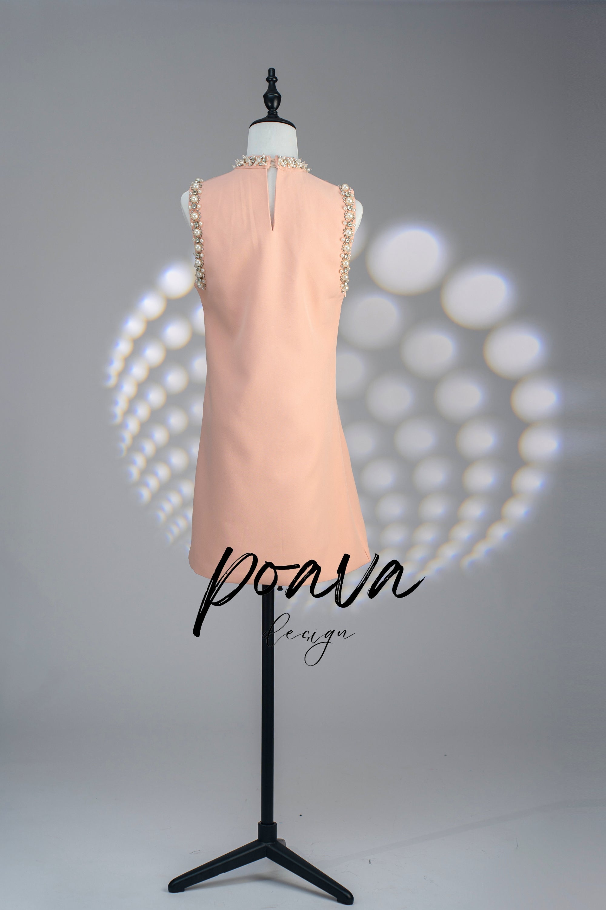 Cesca Embellished Sleeveless Mini Dress - Women's Fashion Party Cocktail Dress for Night Out & Special Occasions