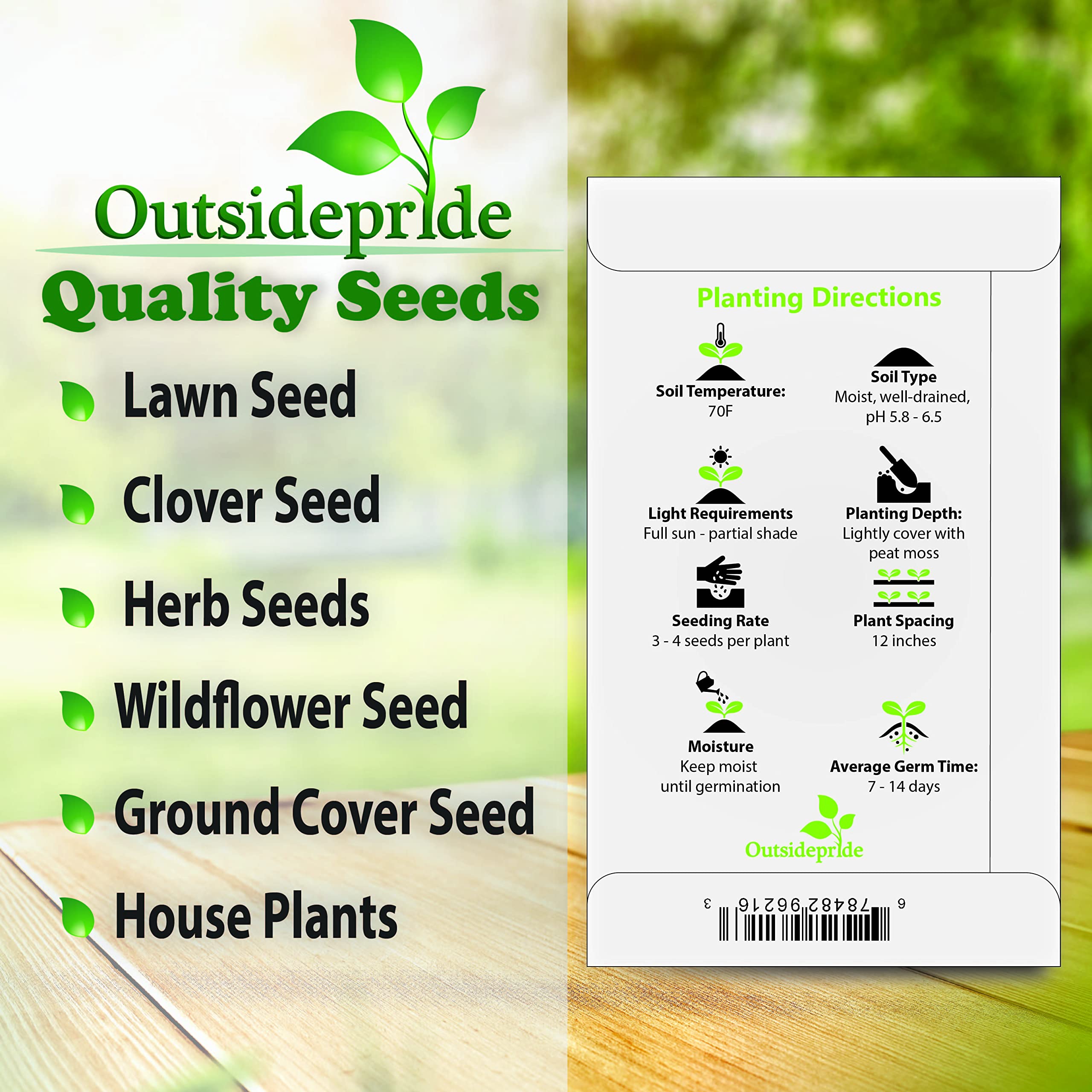 Outsidepride 1000 Seeds Annual Calendula Orange King Pot Marigold Flower Seeds for Planting - Perfect for Garden Beds, Borders & Container Gardening