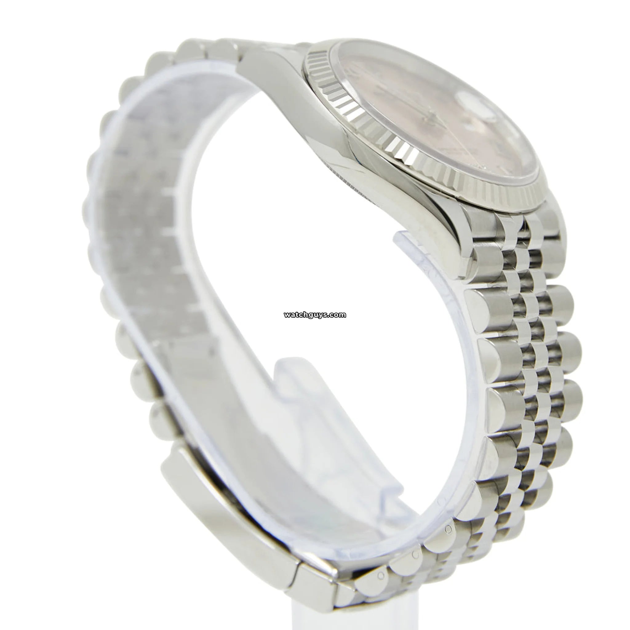 Rolex Datejust 126234 36mm Stainless Steel Watch with Pink Diamond Dial & Jubilee Bracelet - Luxury Timepiece for Men, Perfect for Business Meetings & Special Occasions