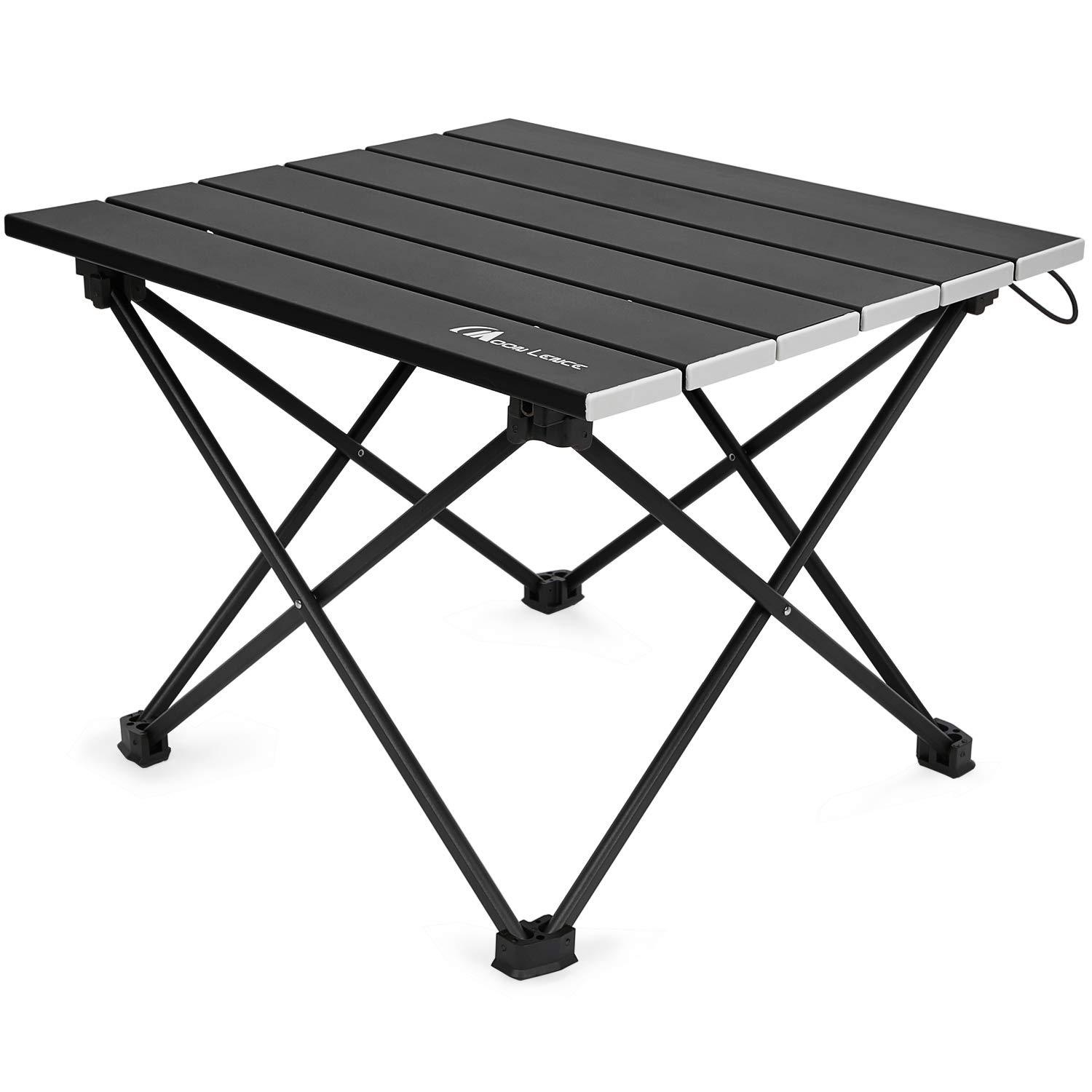 MOON LENCE Ultralight Aluminum Folding Camping Table - Portable Compact Beach Picnic Table for Outdoor Cooking, Hiking & Backpacking | Perfect for Beach Trips, Camping Meals & Travel Adventures