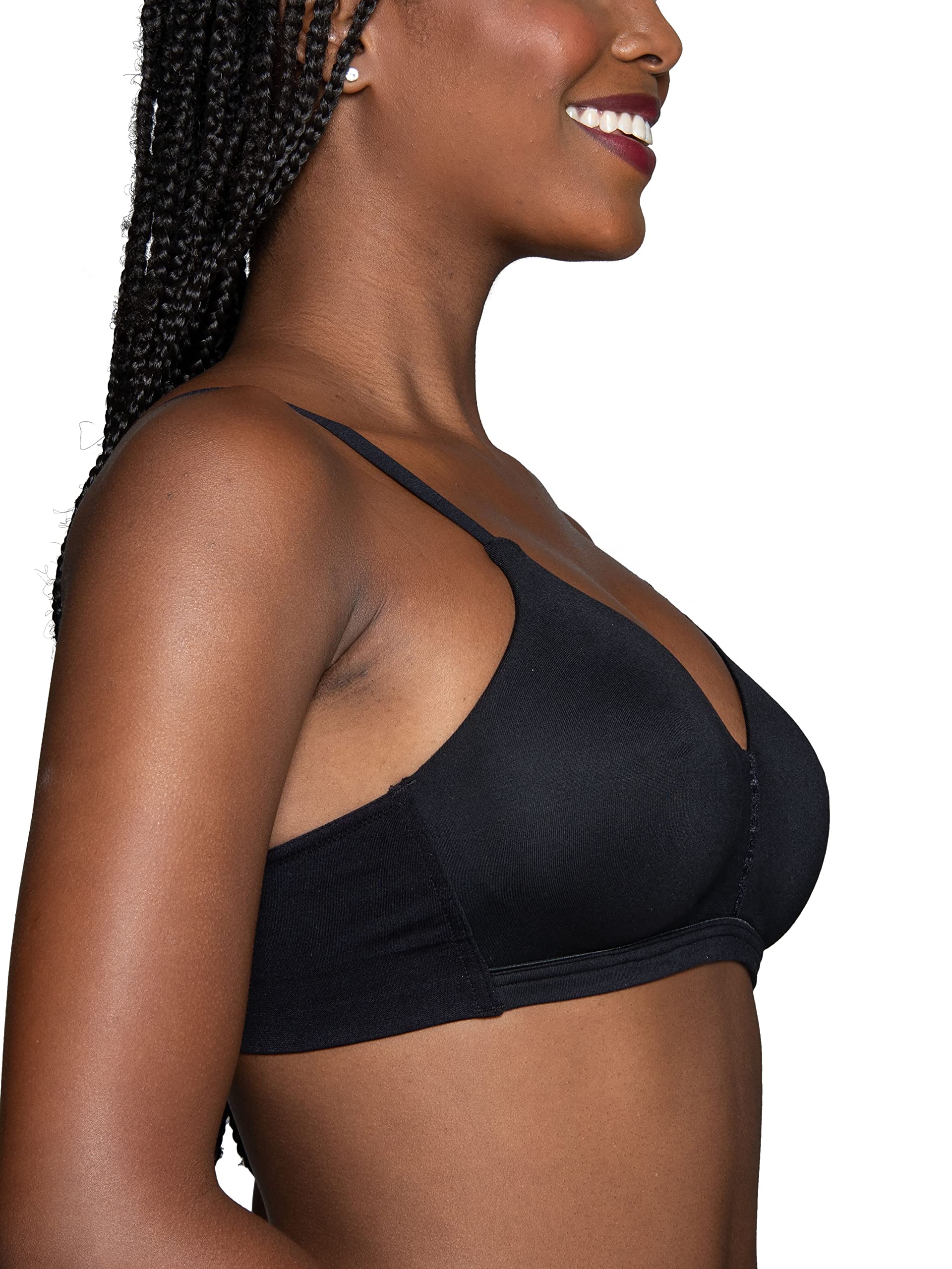 Vanity Fair Women's Beyond Comfort Seamless Back Wireless Bra - Ultra Soft Support for Everyday Wear, Yoga & Lounge