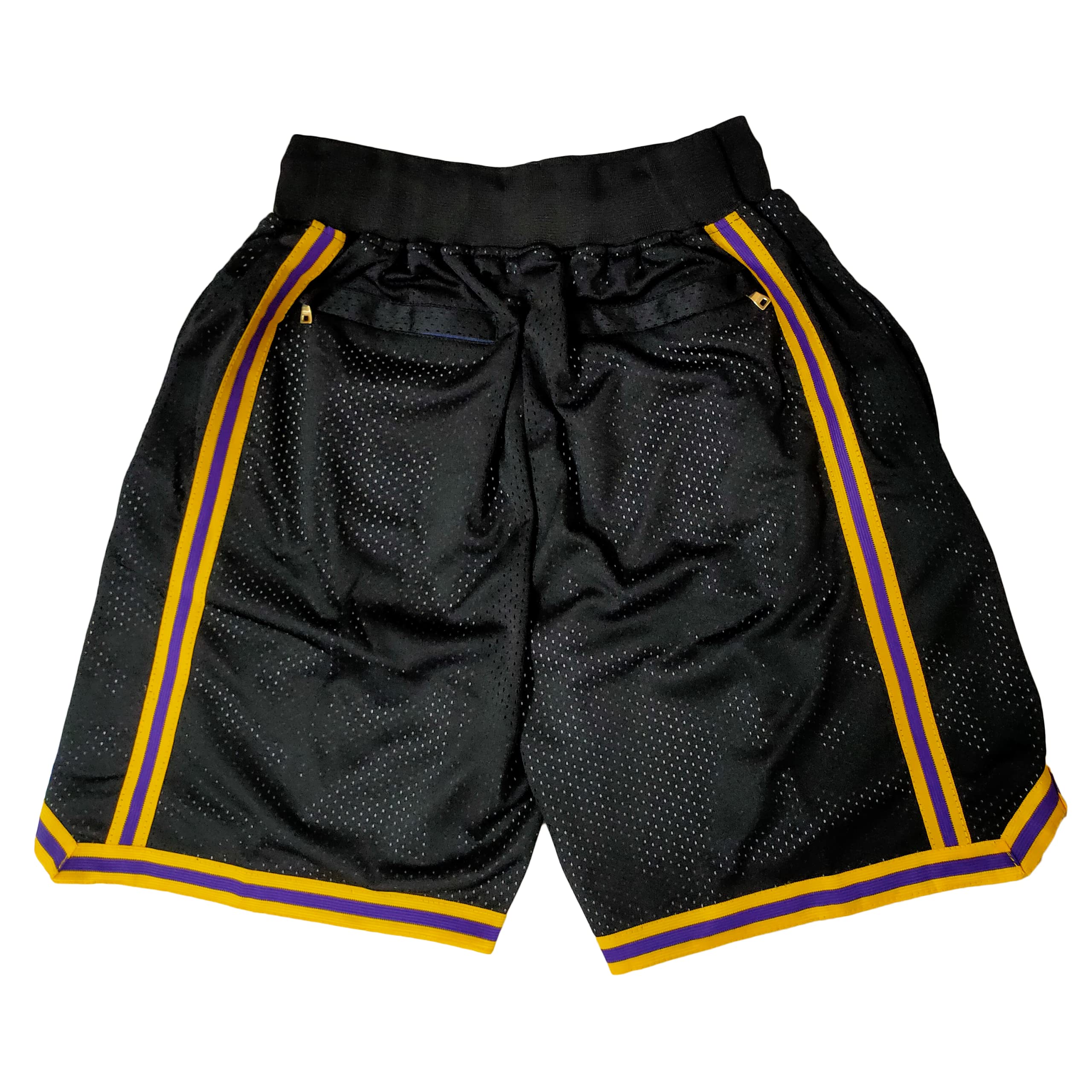 MJSTAR Men's & Women's Basketball Shorts - Breathable Mesh Gym Shorts with Pockets, Embroidered Design for Sports, Workout & Athletic Activities - Perfect Gift for Basketball Fans (Gold) - Ideal for Basketball Games, Gym Training & Casual Wear