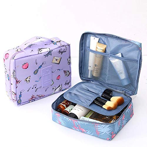 ABTRIX Professional Makeup Train Case - Waterproof Travel Makeup Organizer with Handle for Brushes & Cosmetics | Portable Toiletry Storage Box for Artists, Salon & Home Use | Personalized Multi-Color Options