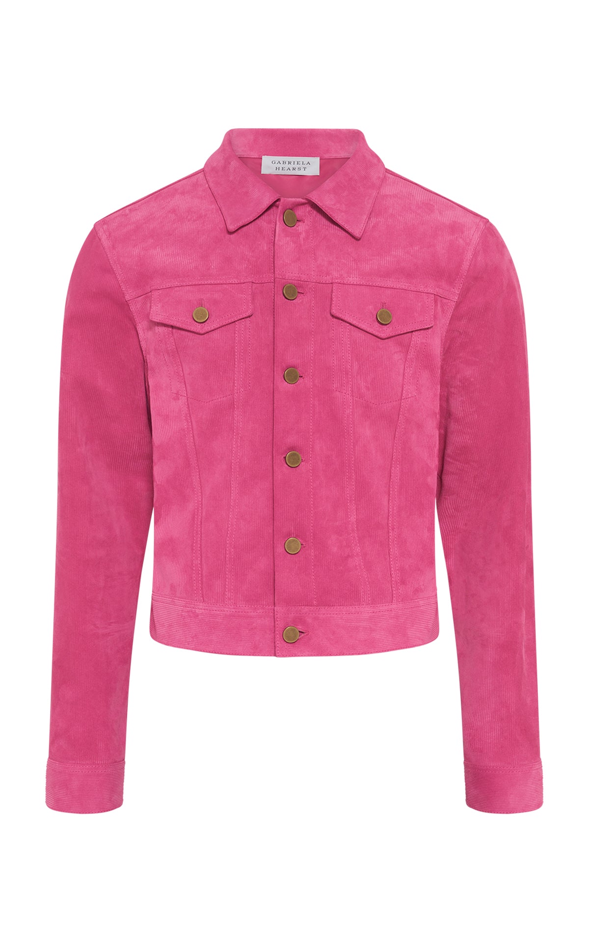 Barry Jacket for Women - Fuchsia Suede Corduroy Coat | Stylish Fall & Winter Outerwear for Casual Wear, Office & Date Nights
