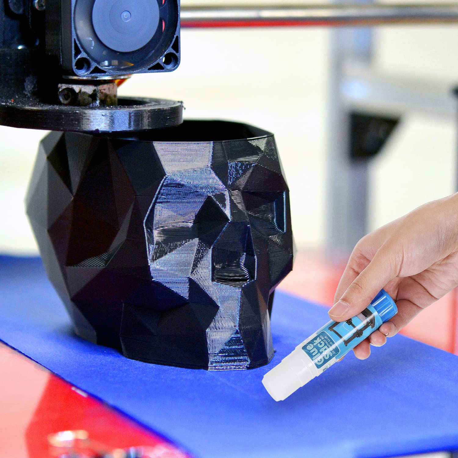 Outus 3D Printer Glue Sticks - 6 Pack PVP Solid Adhesive for 3D Printing Bed - Perfect for Removing Prints & Improving First Layer Adhesion - Ideal for PLA, ABS, PETG Filaments in Home & Office 3D Printing