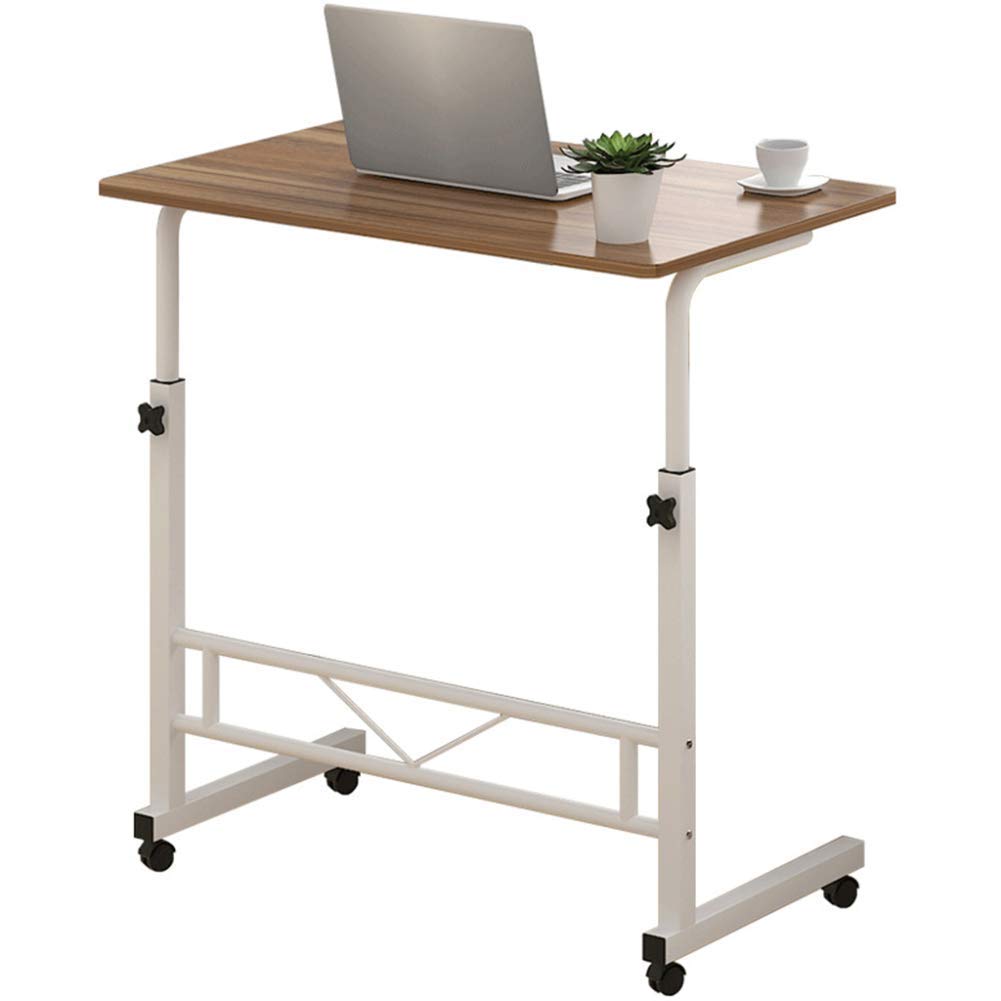 Foldable Laptop Desk for Bed - Portable Small Table 80x40cm, Adjustable Height Workstation for Home Office, Study & Gaming - Lightweight & Sturdy Bedside Desk for Laptop, Notebook, Books & Snacks