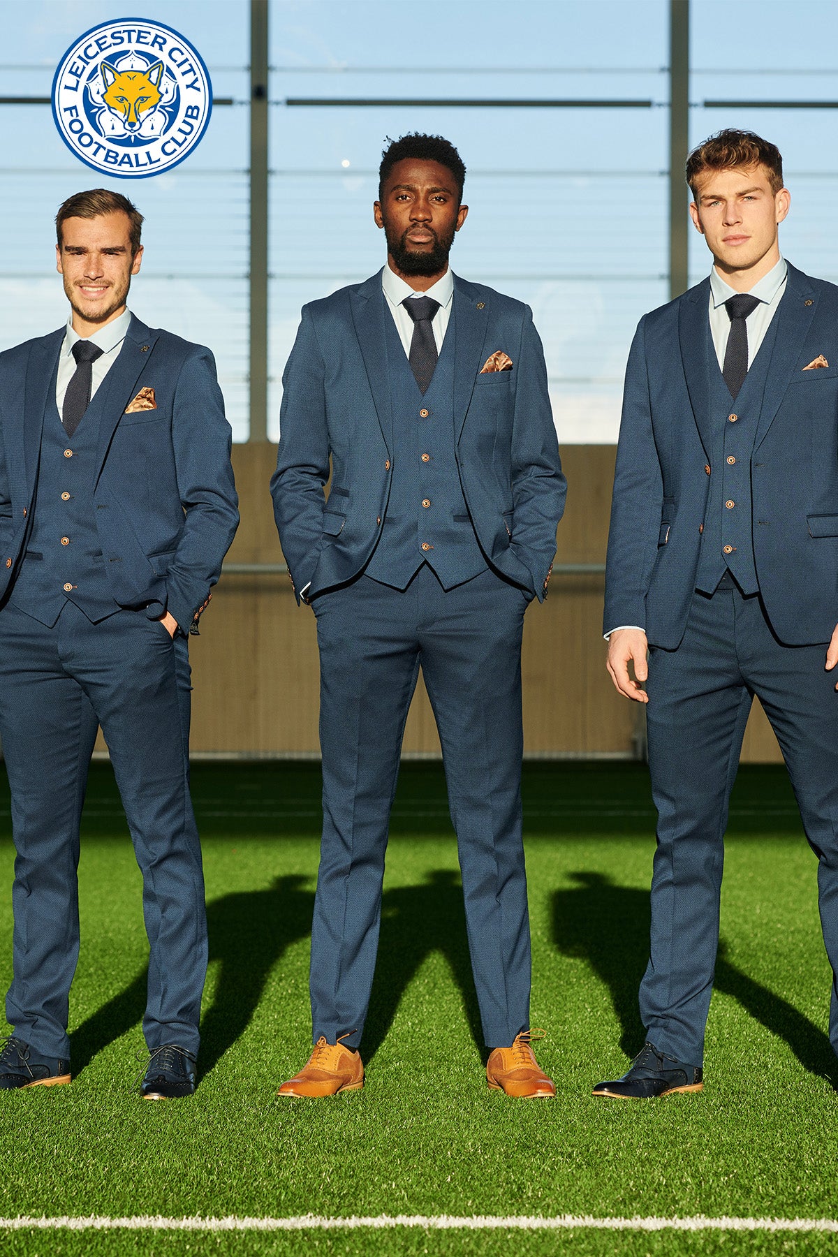 Official Leicester City F.C. Club Suit for Men - MAX Royal Blue Premium Football Fan Suit | Perfect for Match Days, Weddings & Special Events