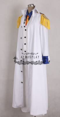 Kuzan Aokiji White Marine Admiral Cosplay Costume - One Piece Anime Outfit for Halloween, Christmas & Comic Con (Perfect for Cosplay Events & Anime Conventions)