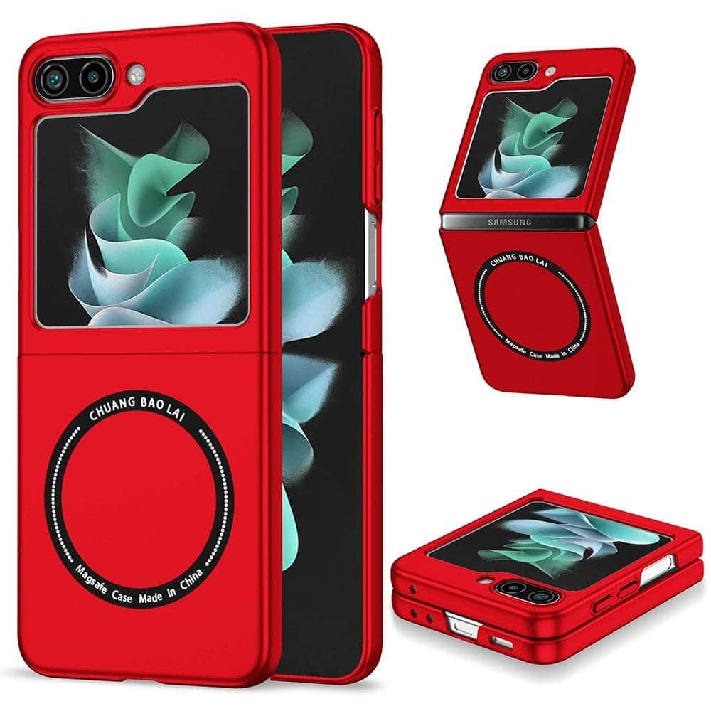 Samsung Galaxy Z Flip 5 MagSafe Charging Case - Protective Cover with Wireless Charging for iPhone & Android | Perfect for Work, Travel & Everyday Use