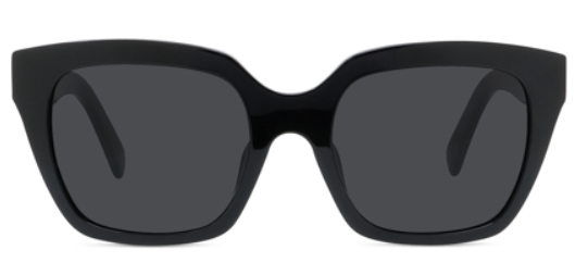 CELINE Monochroms CL40198F Sunglasses - Classic Black Aviator Style for Women & Men - Perfect for Outdoor Activities, Travel & Fashion