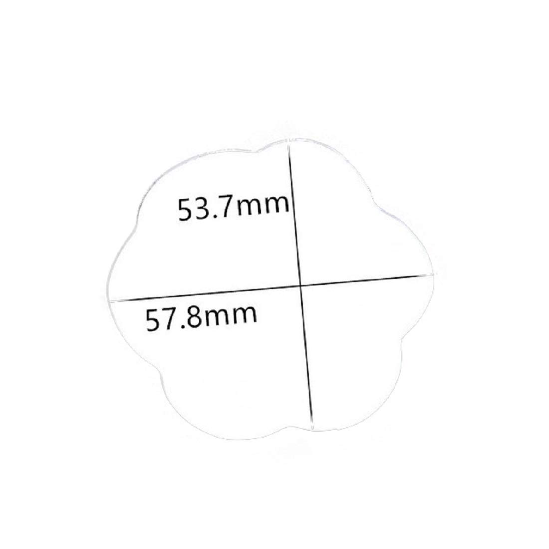 Yalulu Silicone Resin Molds for DIY Jewelry Making - 10 Pack Rose Mirror Epoxy Molds, Travel-Friendly Foldable Mirror Covers for Craft Casting | Perfect for DIY Jewelry, Home Decor & Gift Making Projects