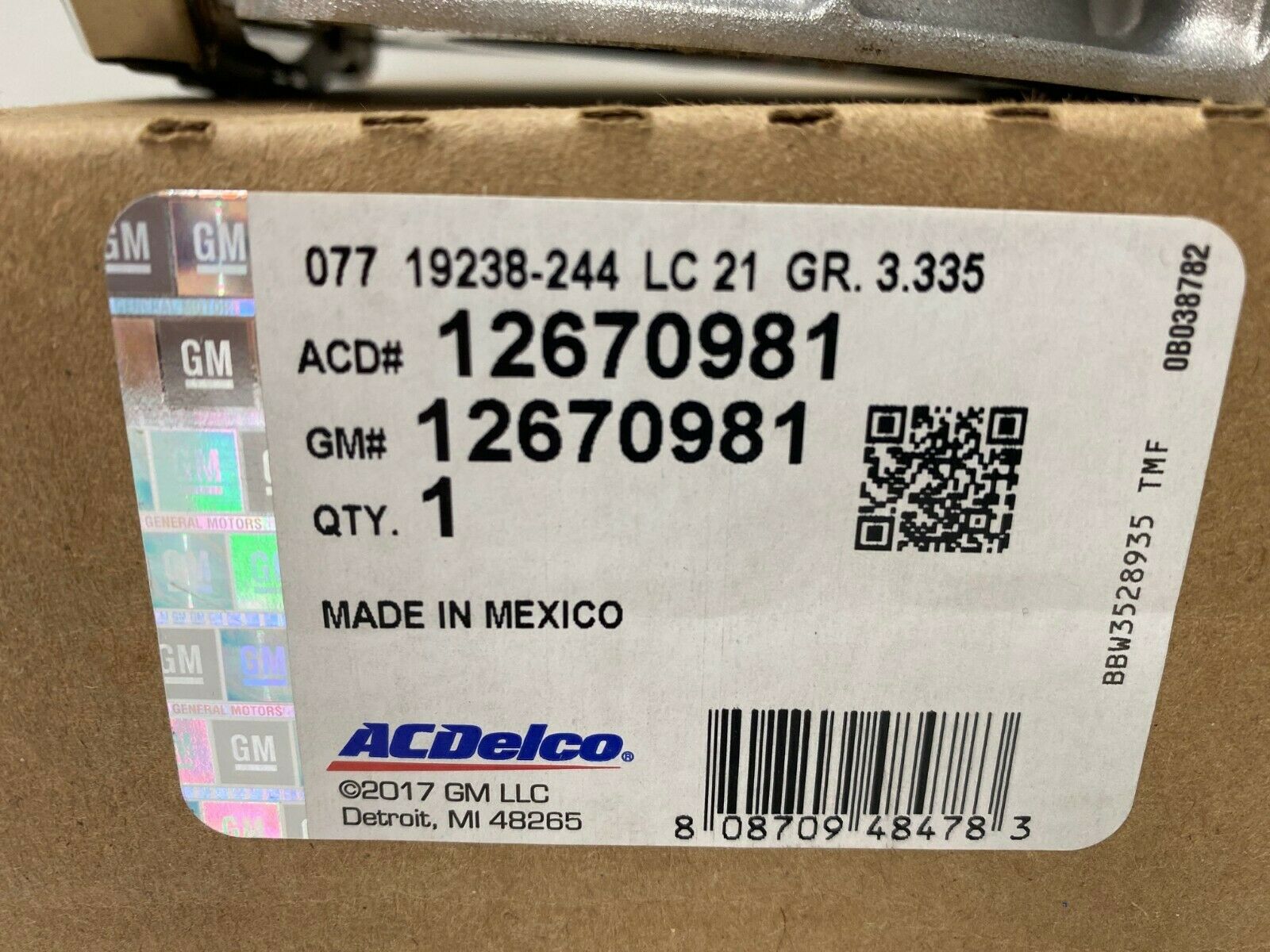Genuine Holden VE VF WM WN & Captiva V6 SIDI Throttle Body - Part Number 12670981 - Perfect for Engine Performance Upgrades and Vehicle Maintenance