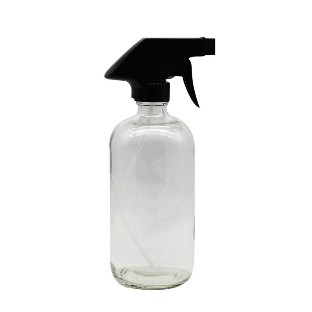 Lurrose 2-Pack 250ml Glass Spray Bottles - Refillable Essential Oil Bottles for Aromatherapy, Cleaning Products, Misting Plants | Trigger Sprayer with Fine Mist | Perfect for DIY, Home, Kitchen & Travel Use