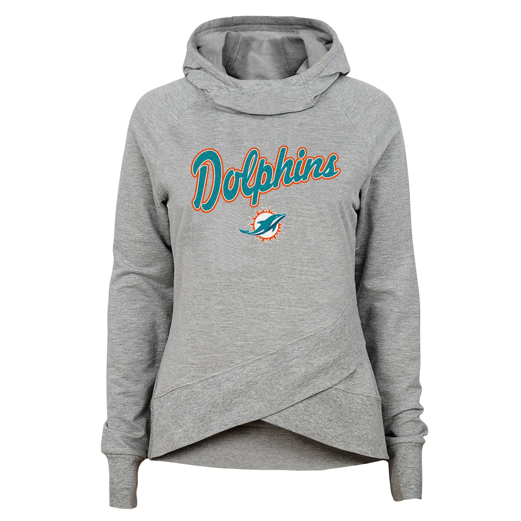Outerstuff NFL Football Teams Lightweight Hoodie for Girls Youth (7-16) - Funnel Neck Pullover Sweatshirt - Perfect for Game Day, School & Casual Wear