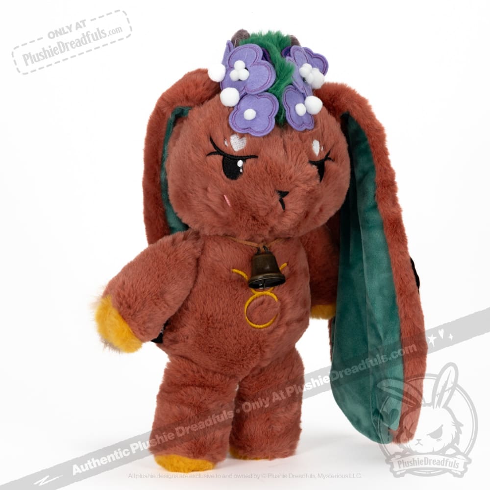 Plushie Dreadfuls Taurus Rabbit Stuffed Animal - Soft Zodiac Plush Toy for Taurus Birthday Gifts, Cute Collectible for Kids & Adults, Perfect for Home Decor, Bedroom Cuddling, and Astrology Lovers