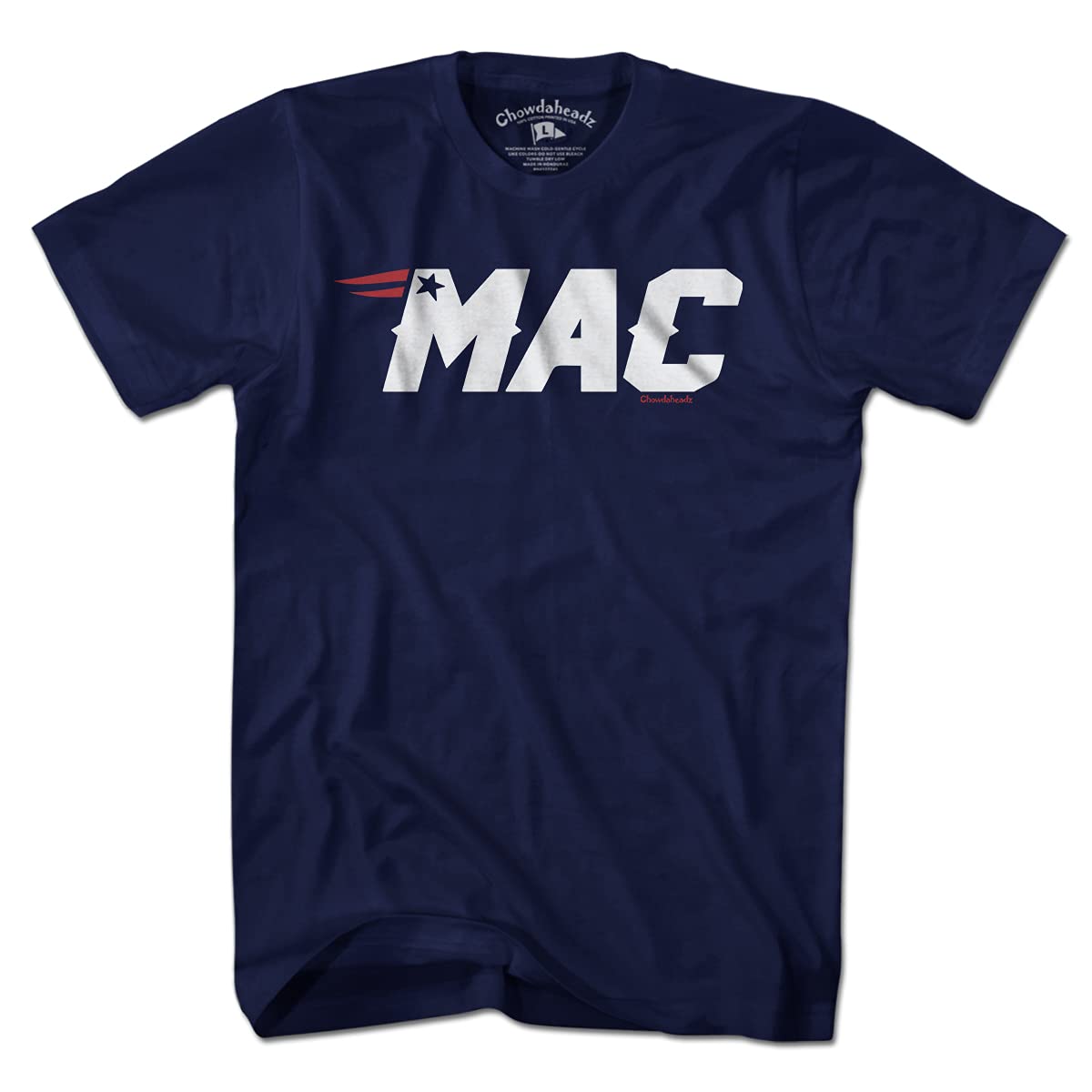 MAC New England Graphic T-Shirt for Men & Women | Soft Cotton Casual Tee | Perfect for Travel, Gifts & Everyday Wear