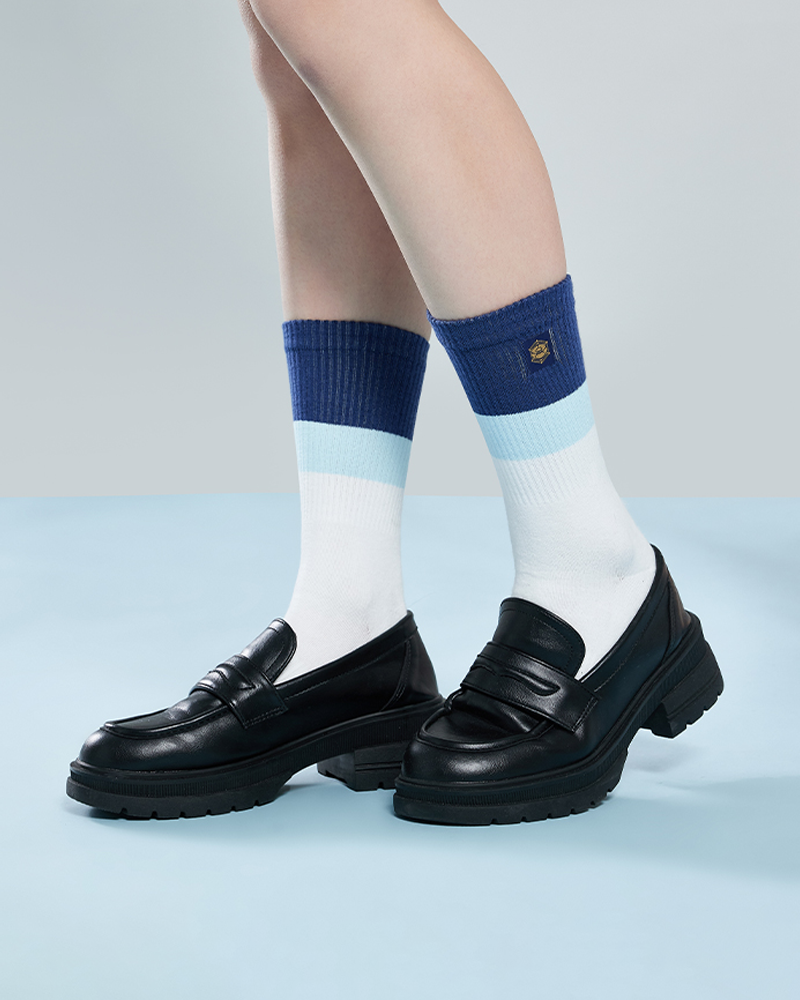 Genshin Impact Kamisato Ayaka Cosplay Socks - Anime Character Inspired Knee-High Stockings for Fans & Collectors | Perfect for Costumes, Conventions & Gaming Merchandise