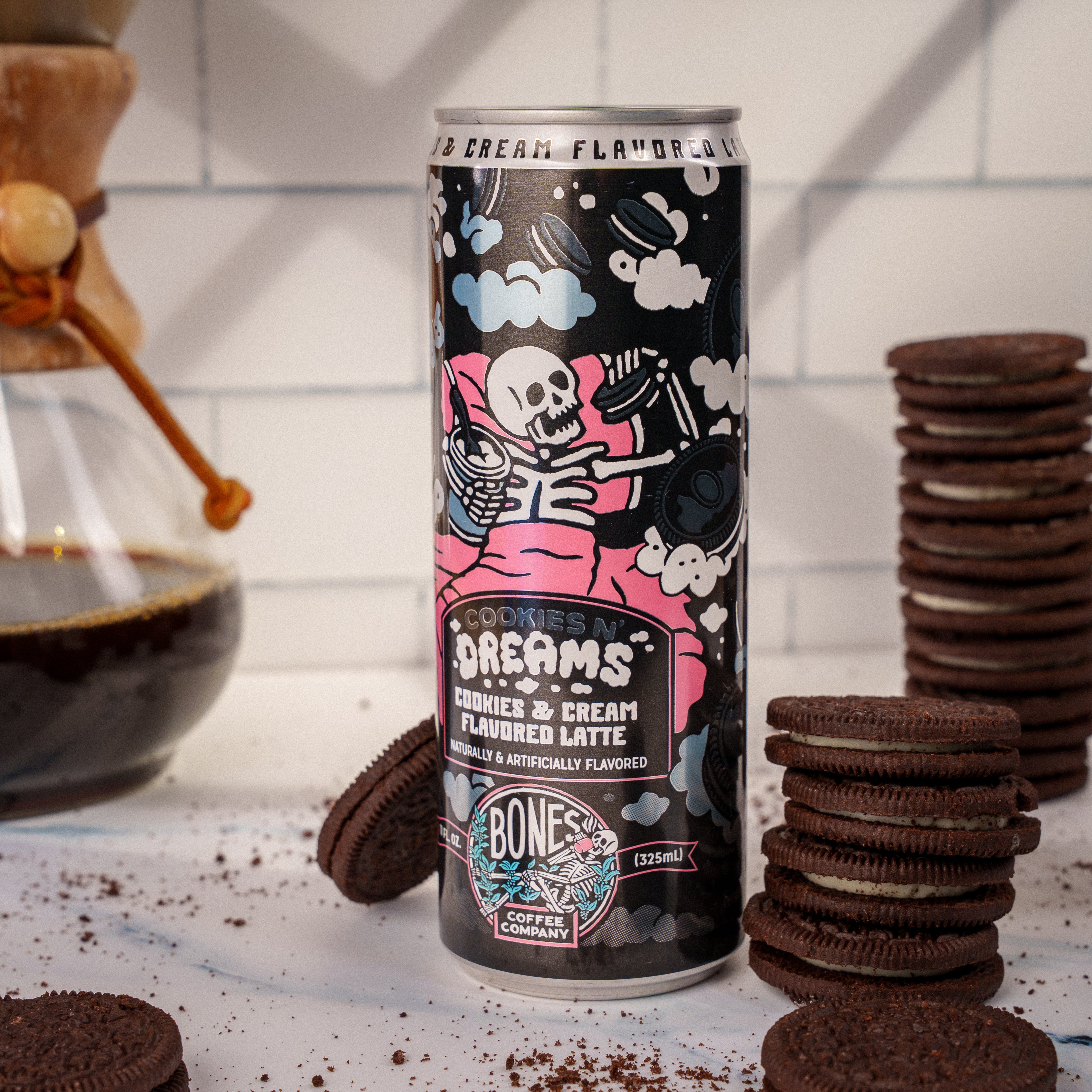 Cookies N' Dreams Latte - Premium Instant Coffee Mix for Home & Office - Perfect for Breakfast, Dessert, or Relaxing Moments