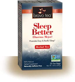 Sleep Better Herbal Tea - 20 Tea Bags (Pack of 2) | Natural Relaxation & Stress Relief | Perfect for Nighttime, Insomnia & Anxiety Relief