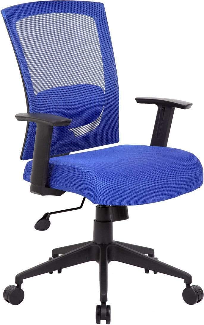 Ergonomic Boss Mesh Back Task Chair [B6706] - Comfortable Office Chair for Long Hours, Home & Business Workspaces