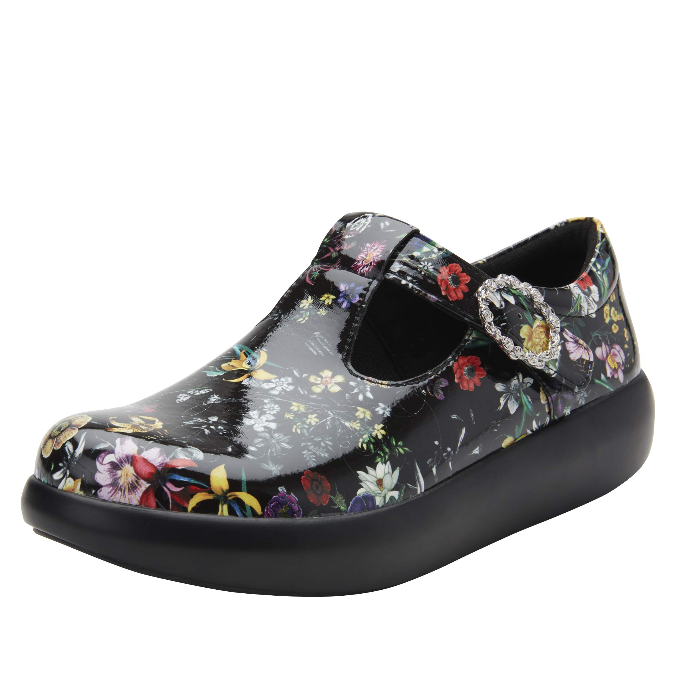 Alegria Eloise Women's Comfort Shoes - Slip-On Clogs with Arch Support for Nurses, Teachers & Healthcare Workers - Perfect for Long Shifts & All-Day Wear
