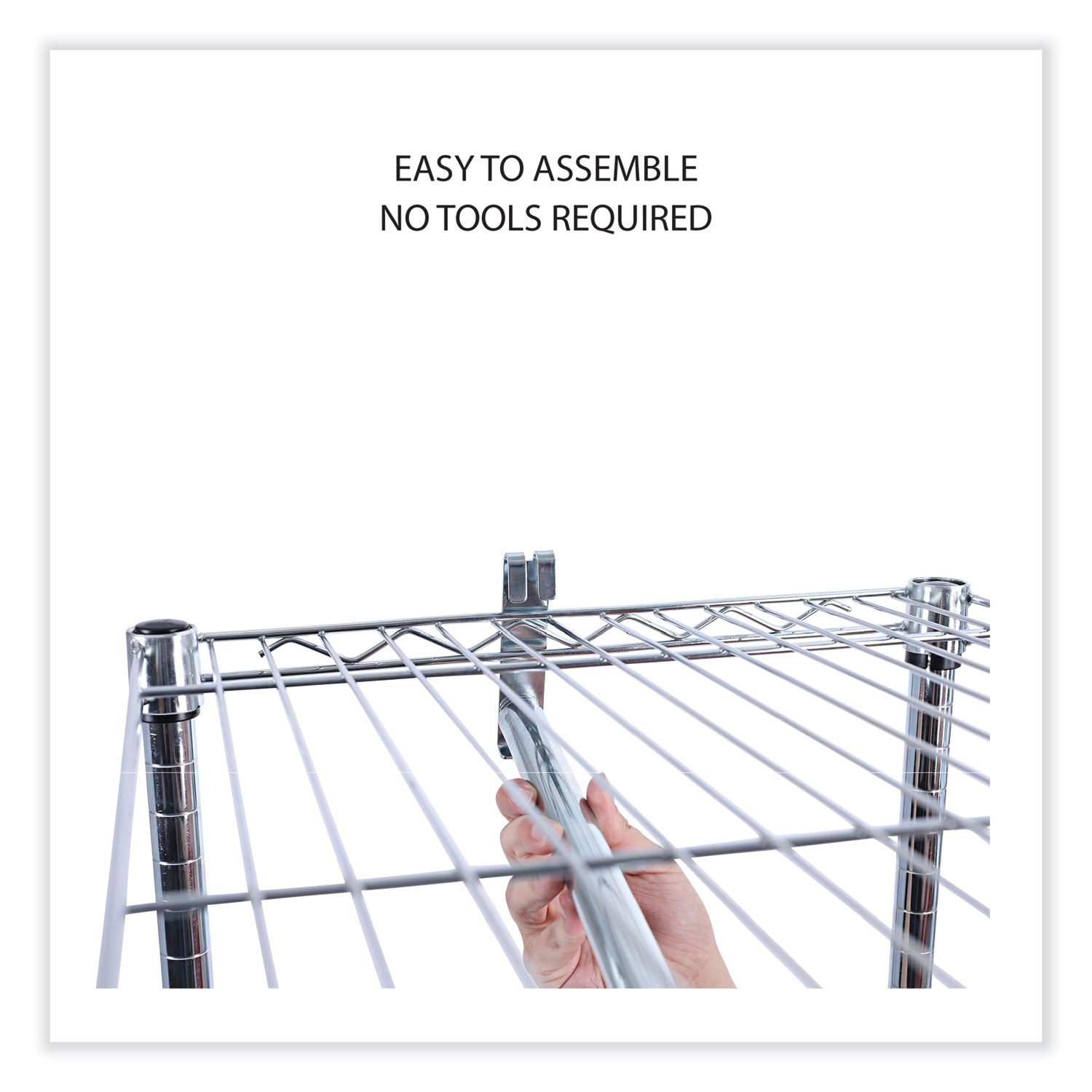 Alera® Heavy Duty Wire Garment Rack - 30 Clothes Hanging Capacity, 36