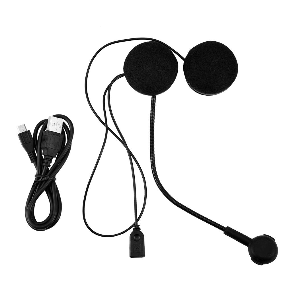 Motorcycle Helmet Bluetooth Headset - Wireless HiFi Stereo Headphones with HD Microphone for Hands-Free Calling | Perfect for Motorcycle Riders, Commuters & Outdoor Adventures