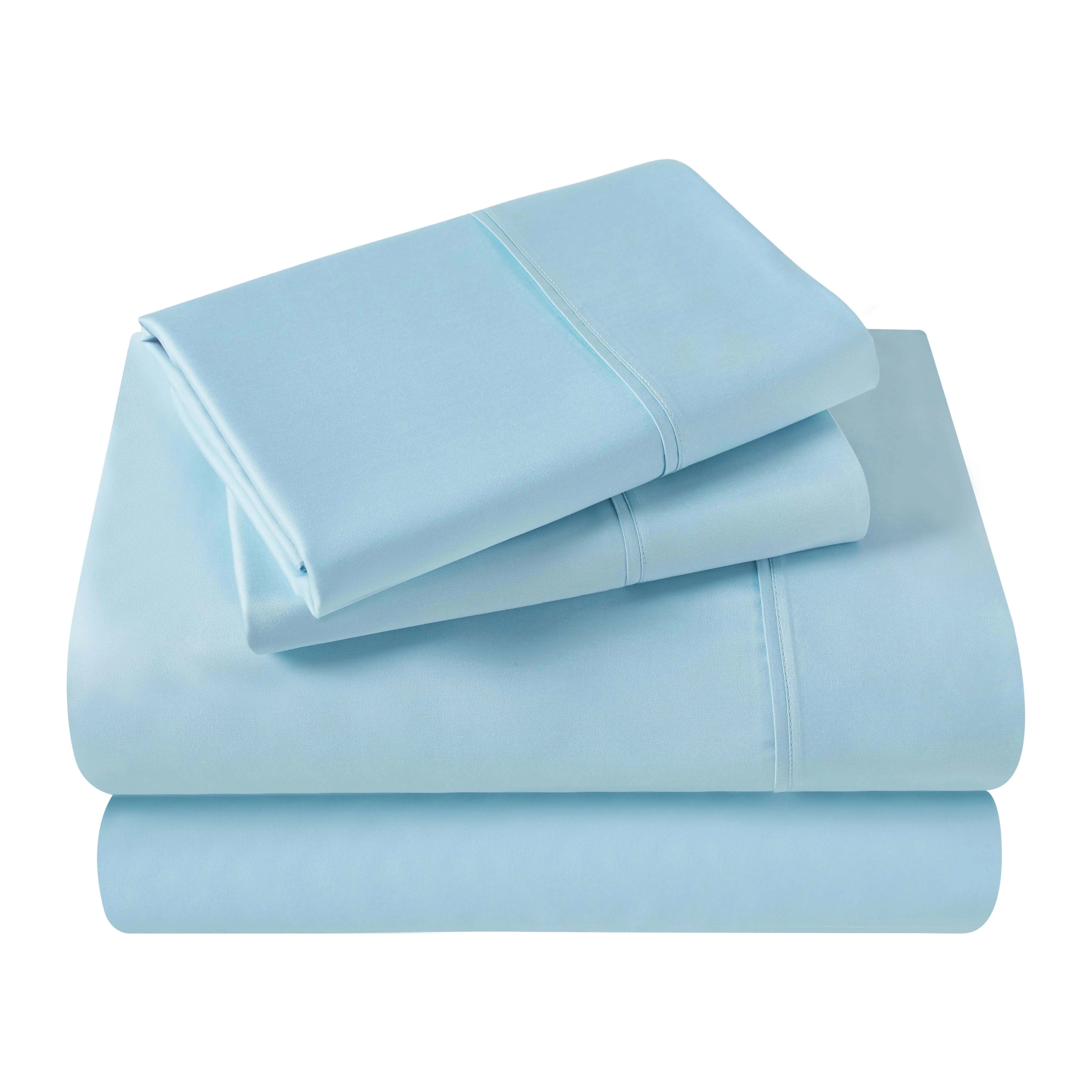 Premium 400 Thread Count Egyptian Cotton Deep Pocket Sheet Set - Soft, Breathable & Durable for Queen/King Size Beds - Perfect for Luxury Hotels, Guest Rooms & Upscale Home Bedding