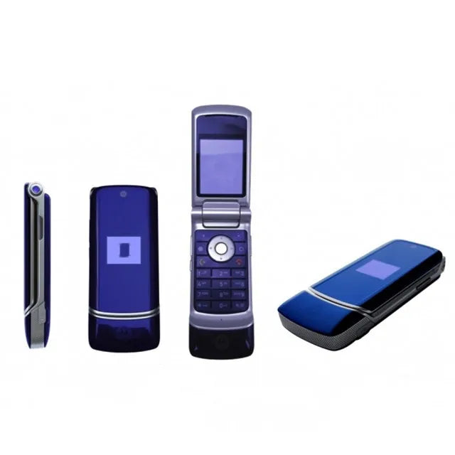 Unlocked Motorola MOTOKRZR K1 GSM Cell Phone - Black | Retro Flip Phone for Collectors & Vintage Tech Enthusiasts