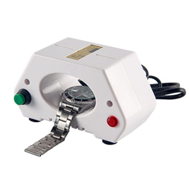 Professional Watch Demagnetizer Tool - Brrnoo Watch Repair Degaussing Machine for Mechanical Watches | Watchmaker's Essential Tool for Removing Magnetism | Perfect for Watch Repair Shops & Home Use