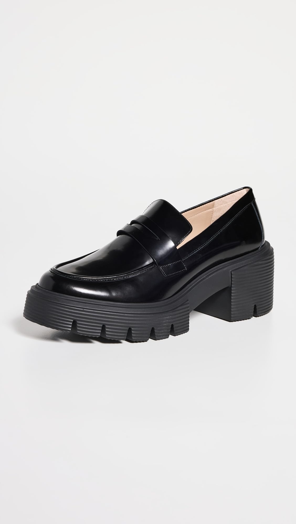Stuart Weitzman Women's Soho Loafers - Comfortable Leather Slip-On Shoes for Women | Perfect for Office, Travel & Casual Wear