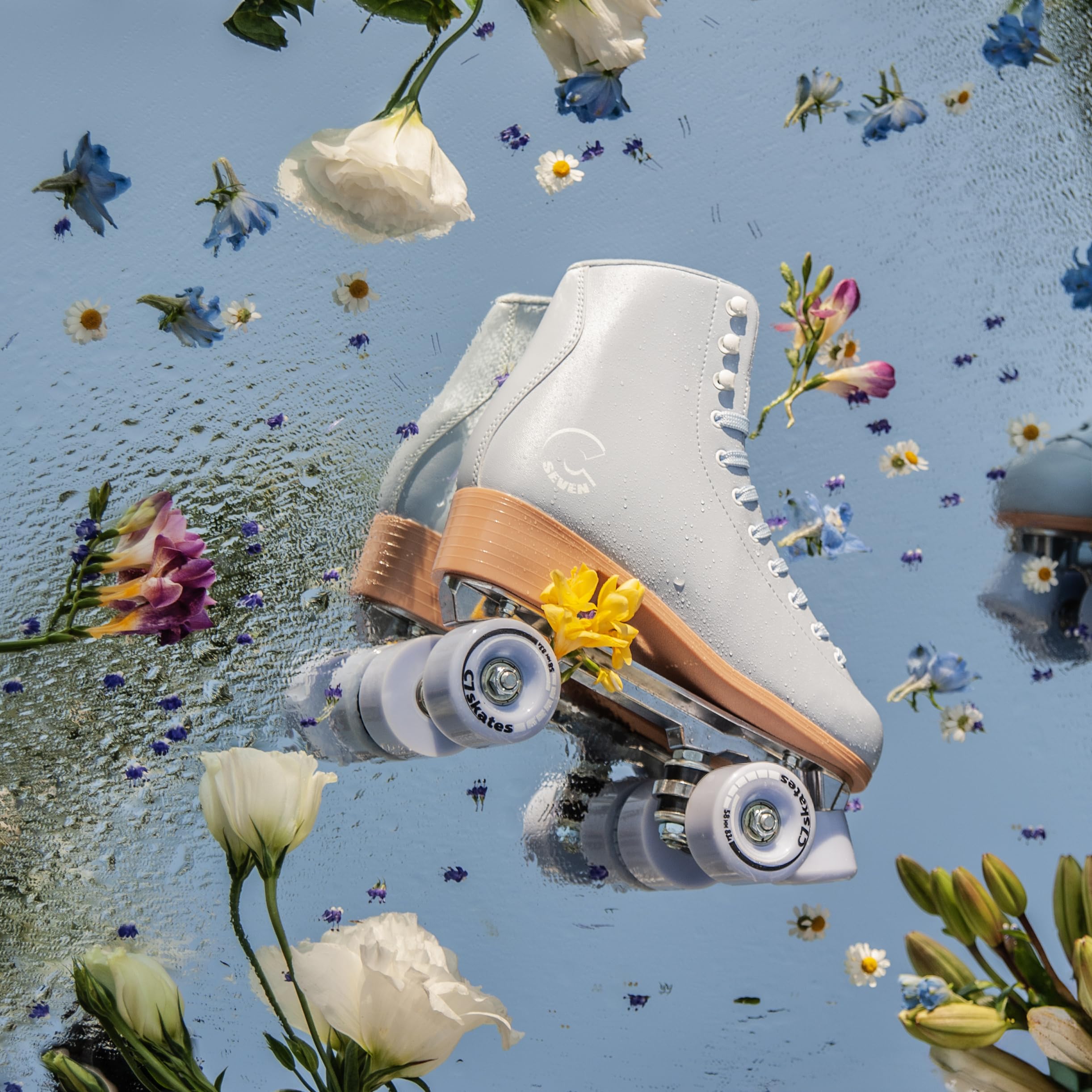 C7 Skates for Girls & Adults - Cute Roller Skates for Outdoor Fun