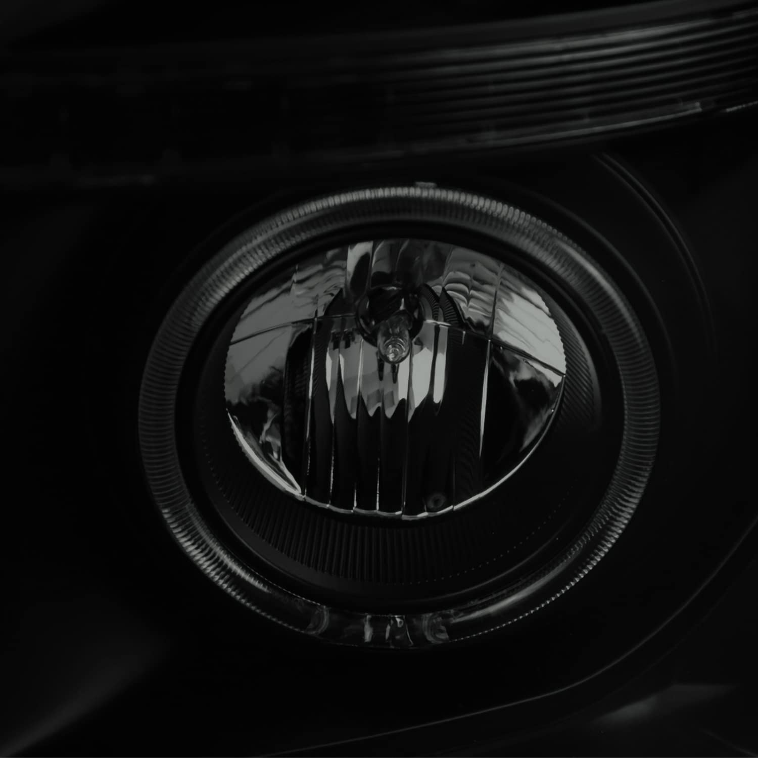 Spec-D Black Smoke Halo LED Headlights for 2011-2016 Ford F250/F350 - Off-Road & Night Driving