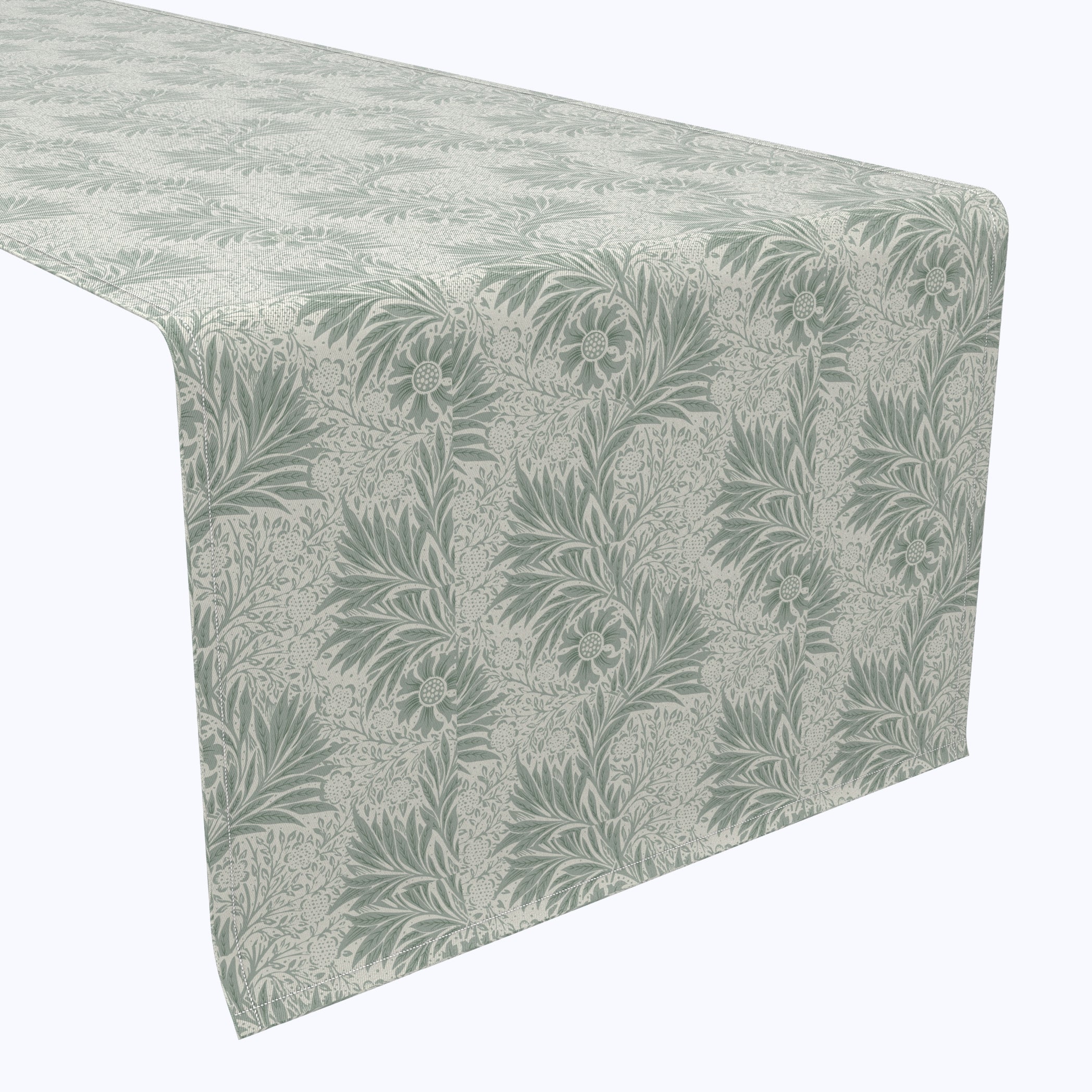 Floral 80% Cotton Table Runner - Elegant Dining Decor for Weddings, Parties & Home Decor