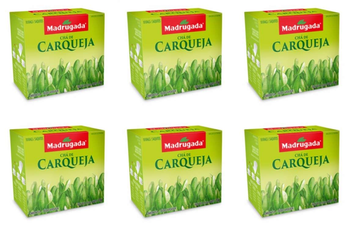 Organic Carqueja Tea - Madrugada Herbal Tea - 10 Tea Bags - Natural Liver Detox & Digestive Support - Perfect for Morning Energy & Wellness Routine