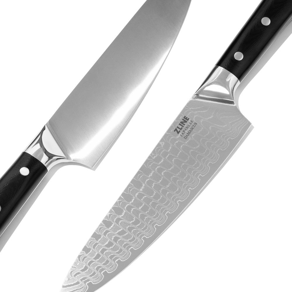 ZLINE 8 Inch Professional Japanese Damascus Steel Chef Knife - KCKT JD - Razor Sharp Kitchen Knife for Slicing, Dicing & Chopping - Perfect for Home Cooks & Professional Chefs