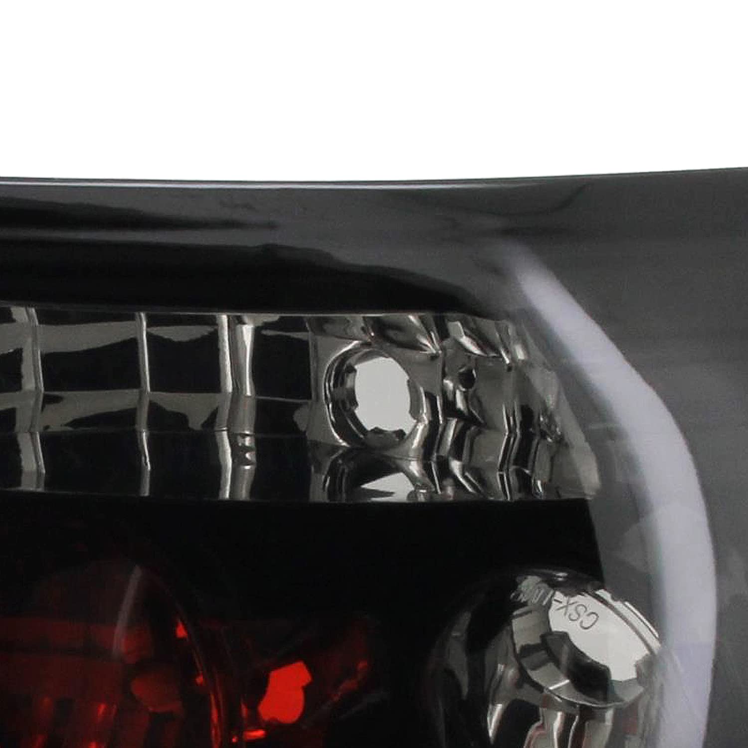 Spec-D Tuning LED Black Projector Headlights with LED Bumper Fog Lamps - Compatible with Honda Civic 2-Door (Left & Right Pair) - High Performance Lighting for Night Driving & Off-Road Adventures