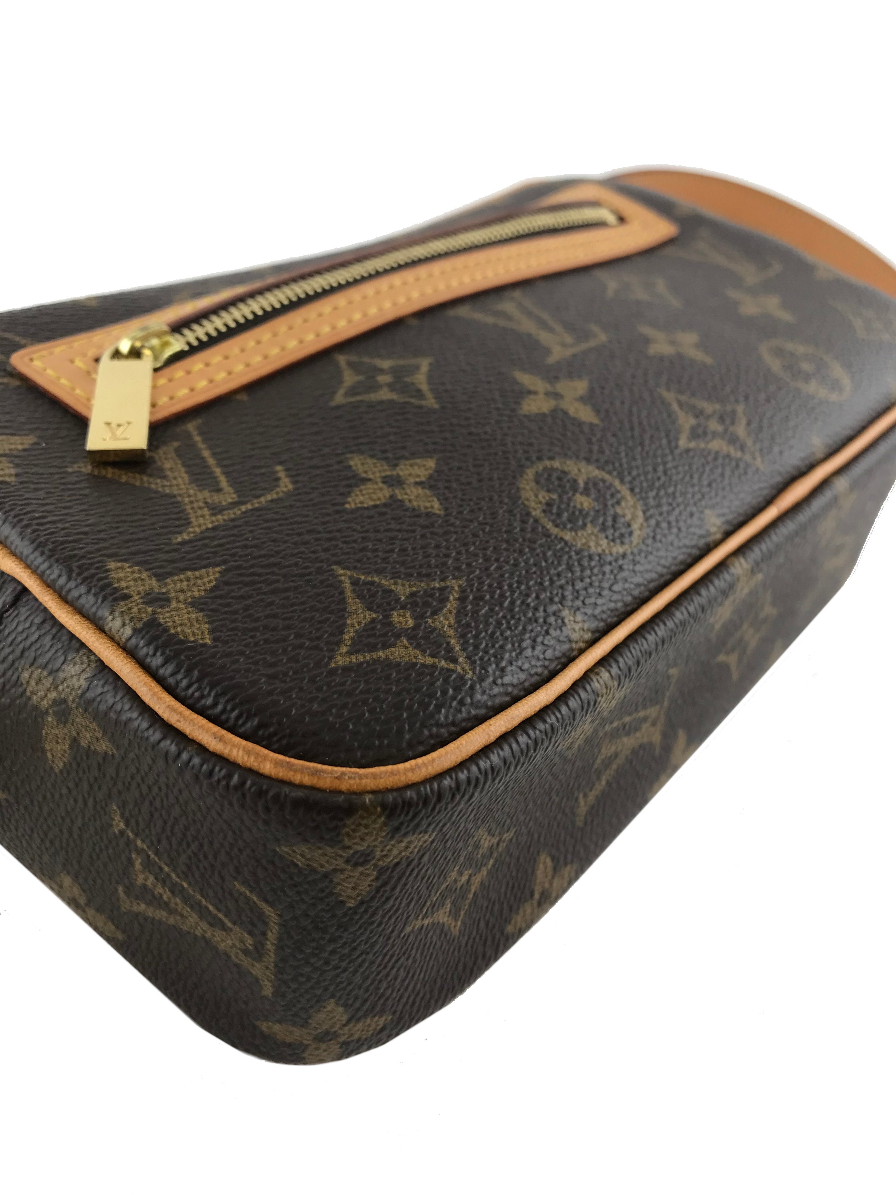 Authentic Louis Vuitton Pochette Cite Monogram Canvas Crossbody Bag - Luxury Designer Handbag for Women, Perfect for Date Night & Evening Events