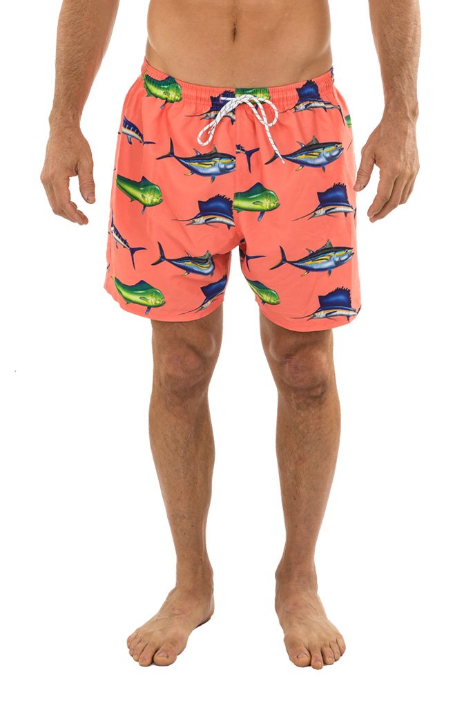 UZZI Men's Quick-Dry Swim Shorts with Pockets - Comfortable & Stylish Beachwear for Swimming, Surfing & Summer Activities