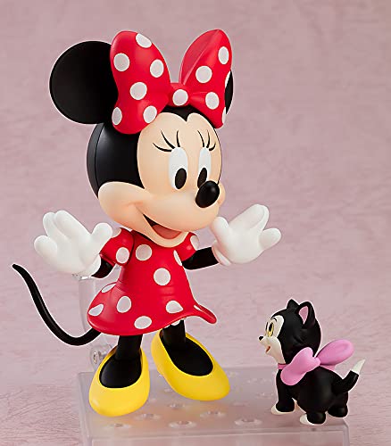 Disney Minnie Mouse Nendoroid Action Figure - Polka Dot Dress Version | Collectible Anime PVC Model | Perfect for Disney Fans, Anime Collectors & Home Decor