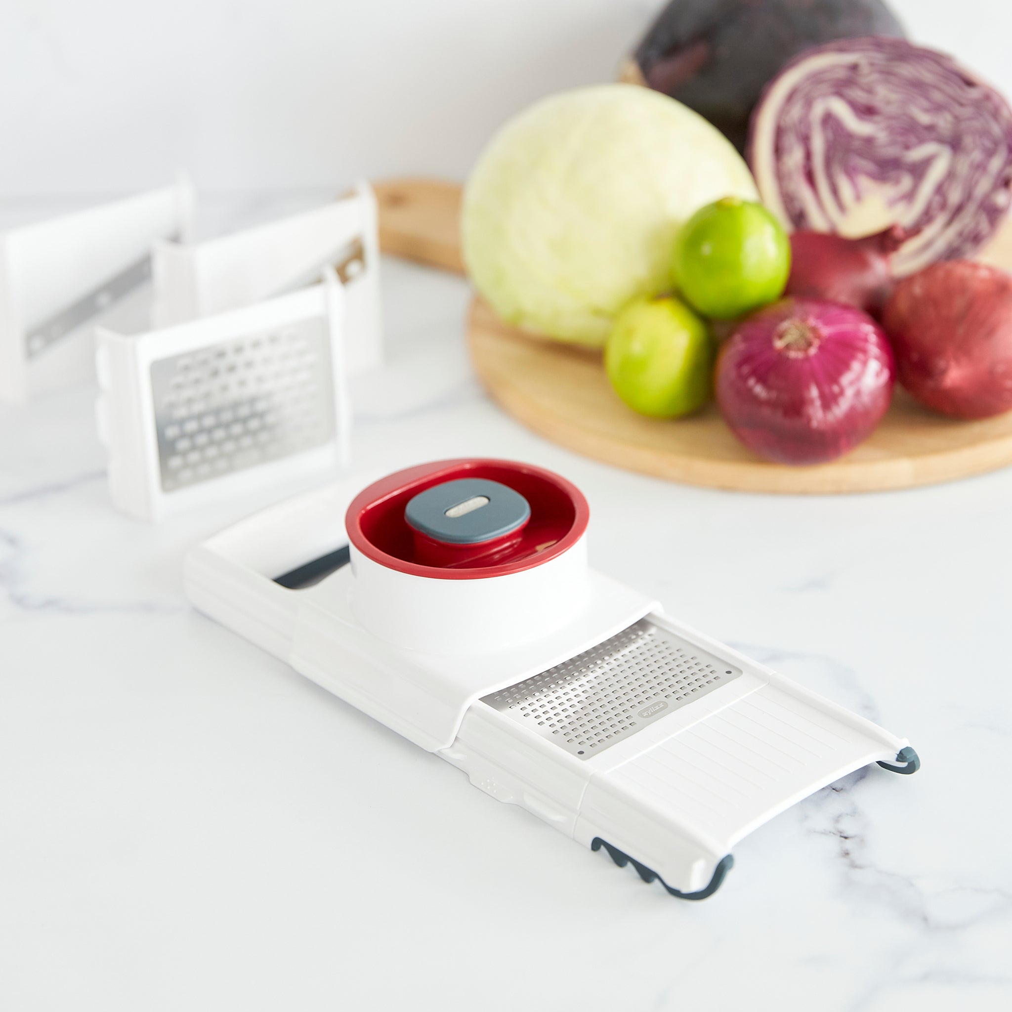 4 in 1 Multi-Function Vegetable Slicer & Grater - Perfect for Salad, Cheese, Fruits & Veggies - Kitchen Essential for Easy Food Prep